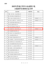 省级中小企业数字化标杆企业